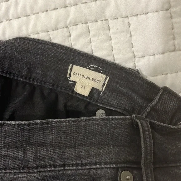 Madewell Cali Demi-Boot Black Jean - Picture 2 of 3